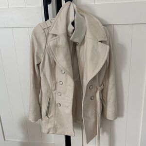 Guess Off-White Women's Trench Coat